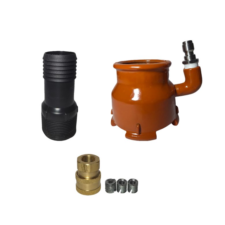 Kit completo do dispositivo de sucção para hidrojato